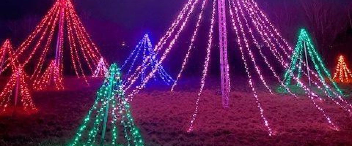 Illuminate 2023 light pyramids